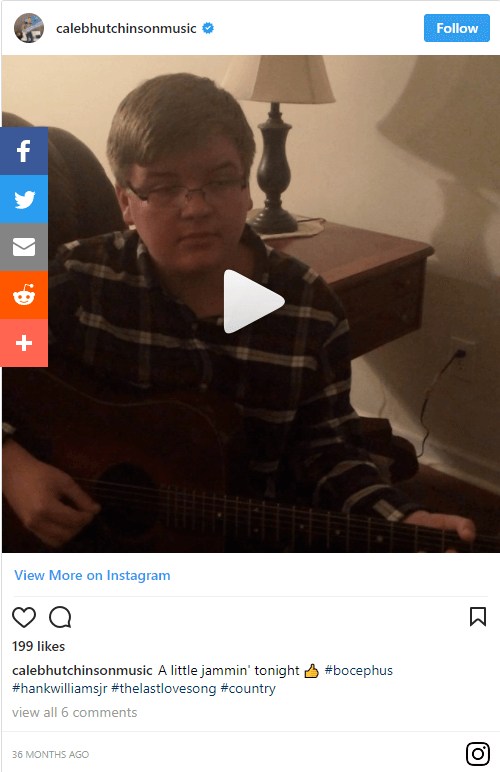 Caleb’s Instagram april 21, 2015 pic