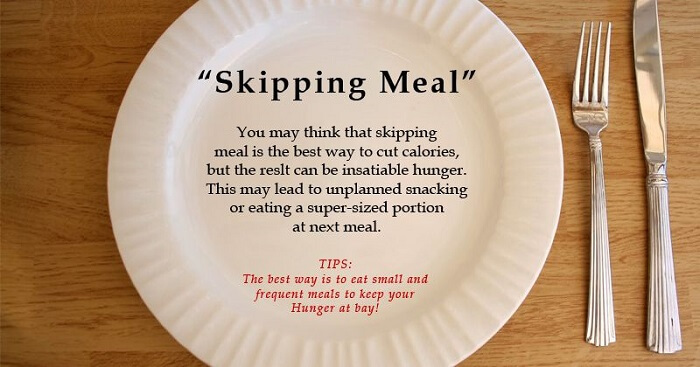 Skipping Meals – Bad for health