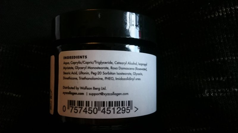 xyz collagen cream ingredients lebel