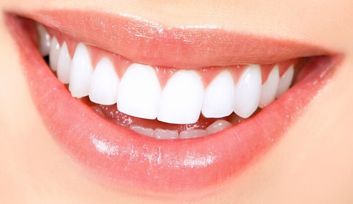 get pink gums and healty teeth